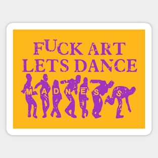 Madness - Lets Dance 80s Vintage Retro Collector Purple Magnet